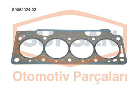Supsan S0082024-02 Silindir Kapak Contası 2 Çentik Saclı Özel KlınGrit Kangoo Megane Laguna Trafic Master 1.9DCI 7mm F8 7700105392