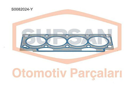 Supsan S0082024-Y Silindir Kapak Contası Mls Yenı Motor Kangoo Megane Laguna Trafıc Master 1.9Dcı 7Mm F9Q