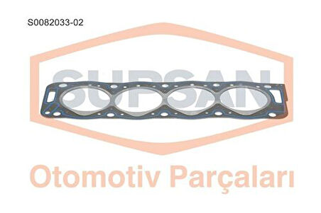 Supsan S0082033-2 Silindir Kapak Contası Klıngrık Partner Em Berlıngo Em Boxer Jumper < 2000 P405 P205 Azxud9 1.9D 8V 83.00Mm 2 Centık Kalınlık 1.40Mm