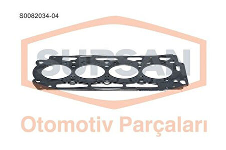 Supsan S0082034-4 Silindir Kapak Contası Celık P206 P307 P107 P207 307 C1 C2 C3 I II III Xsara 208 Ds3 Dv4Td Dv4C 1.4 Hdı 8V Fıesta Fusıon 1.4Tdcı Duratorq 4 Delık Kalınlık 1.40Mm