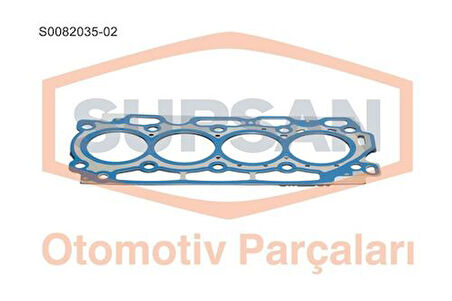 Supsan S0082035-2 Silindir Kapak Contası P206 P207 P307 P308 P3008 P3008 P5008 P407 C4 Berlıngo II III Partner II III C3 I II III C4 Pıcasso C4 B7 Ds4 Ds3 Dv6 1.6Hdı 16V Focus S40 1.6Tdcı C3 Dv4Ted4 1.4Hdı 16V 3 Centık 1.30Mm