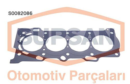 Supsan S0082086 Silindir Kapak Contası Toyota Corolla 1.4 1.6 2002-2007 Avensis 1.6 2003-2007 11115-22030