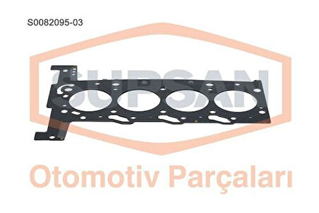 Supsan S0082095-3 Silindir Kapak Contası 3 Tırnak 1.20Mm Boxer III Jumper III 22Dt Puma C81 C96 C110 Puma Transıt V347 2.2Tdcı 06>14 Custom 2.2Tdcı 14 > Euro4
