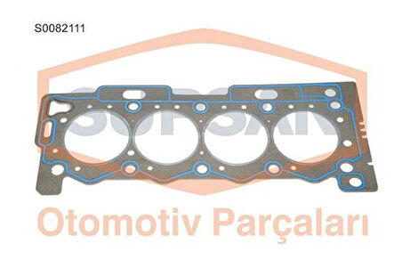 Supsan S0082111 Silindir Kapak Contası P1007 206 P307 207 C2 C3 C4 Et3J4 1.4 16V 03- 4729521