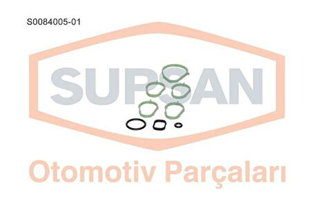 Supsan S0084005-01 Emme Manifold Takım Contası Silikon Doblo Palio Albea Panda Punto Palio Van 1.2 8V 182312