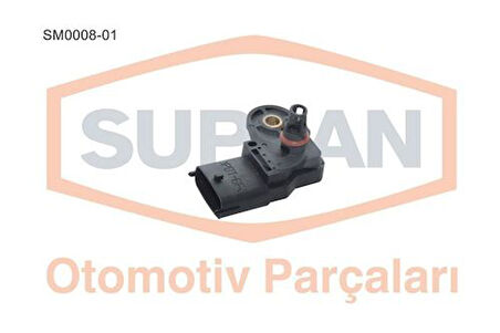 Supsan SM0008-01 Sensör Map Fiat Doblo 1.3 MJTD 223 A90-Idea-Punto 1.3 16V MJTD 199 A30 90Hp-Punto 1 73503657