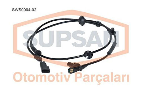 Supsan SWS0004-02 Ön ABS Hız Sensörü Sağ Sol Transit V347-V348 TT9 2.2 155PS 11-14 2.2 TDCI 2.4 TDCI 3.2 TDCI 06-13 1301D0