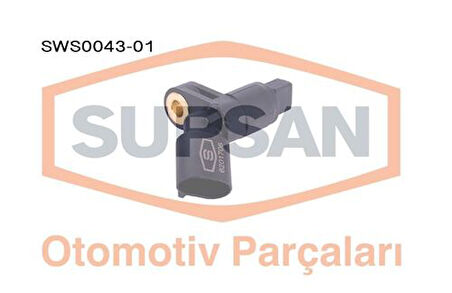 Supsan SWS0043-01 Sensör ABS Volkswagen Bora 14 Ahw-Akq-Ape-Axp-Bca-1.6 Aeh-Akl-Apf-Avu-Bfq-Atn-Aus-Azd-Bcb-Golf III 1 1H0927808