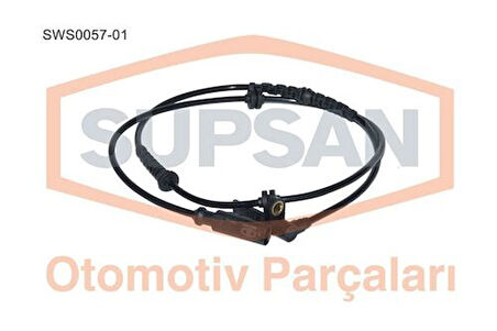 Supsan SWS0057-01 Sensör ABS Fiat Ducato 2.0 JTD 250 A10-2.2 4Hv-2.3 JTD F1AE3481D E G-F1Ce3481M N 4545F2