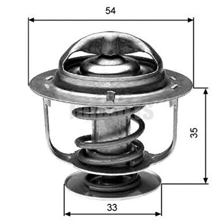 Supsan TH0045-01 Termostat Hyundai Accent 1.3-1.5 12V Eng G4Eh-G4Ek 2550022250