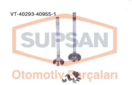 Supsan VT-40293-40955-1 Subap Takımı 16 Subap Transit I4U 2.4L Ara Model 449 6C1Q6507AA