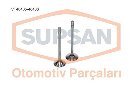 Supsan VT-40465-40466 Subap Takımı Toyota Corolla 1.4 D4D 2004-In 4 E4 13711-33030