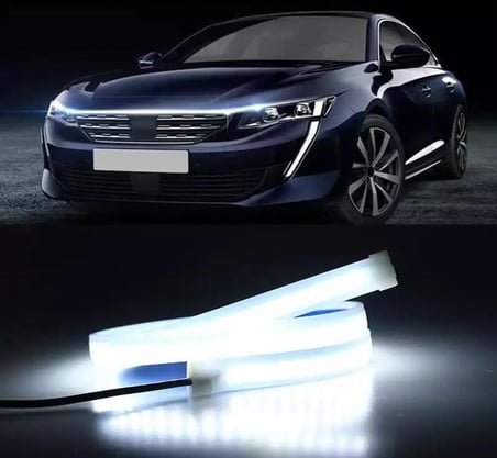 DRL Ön Kaput Gündüz Ledi App ve Kumanda Kontrol 1.5 Metre RGB Led Şerit Golf 8 Dizayn