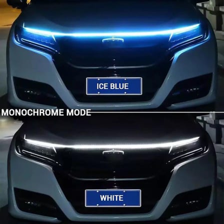 DRL Ön Kaput Gündüz Ledi App ve Kumanda Kontrol 1.5 Metre RGB Led Şerit Golf 8 Dizayn