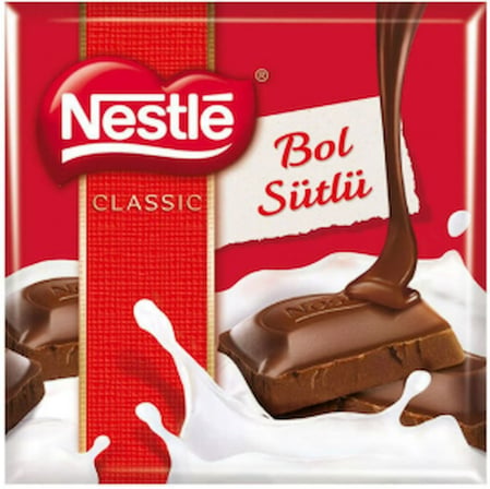 Classic Sütlü Kare Çikolata 60 Gr Paket (1 Adet)
