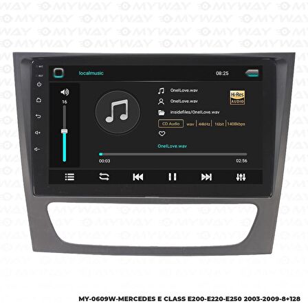Araç Multimedya Mercedes E200 Android 12 Carplay 4Gb Ram + 64Gb Hdd Navigasyon Ekran MYW