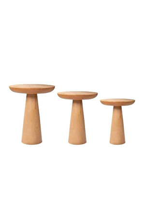 Mushroom Üçlü Zigon Sehpa