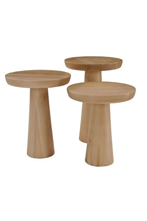 Mushroom 3'lü Zigon Sehpa