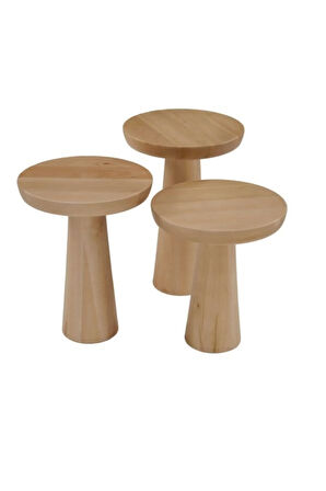Mushroom 3'lü Zigon Sehpa