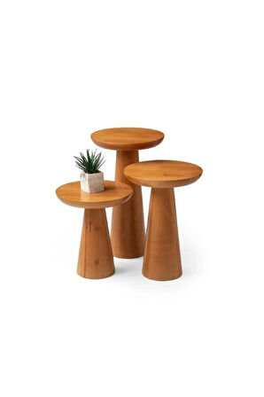Mushroom 3'lü Zigon Sehpa
