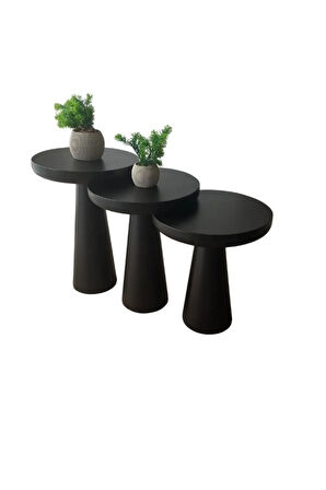 Mushroom 3'lü Zigon Sehpa
