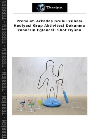 Premium Arkadaş Grubu Yılbaşı Hediyesi Grup Aktivitesi Dokunma Yanarsin Eğlenceli Shot Oyunu
