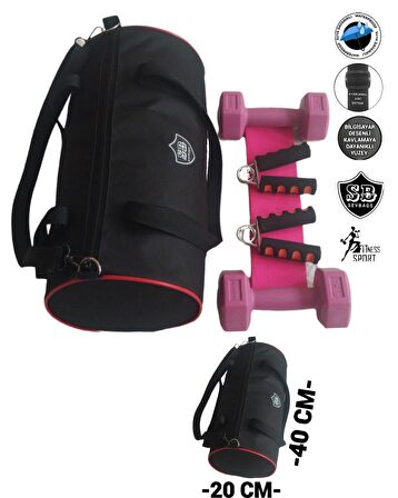 SEVBAGS SİLİNDİR OMUZ ASKILI FİTNESS SPOR ÇANTASI UNİSEX