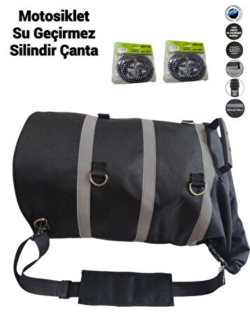 Motosiklet Su Geçirmez Silindir Çanta