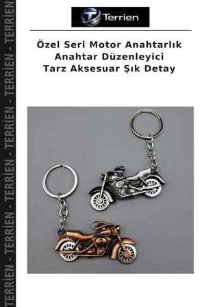 Özel Seri Motor Anahtarlık Anahtar Düzenleyici Tarz Aksesuar Şık Detay