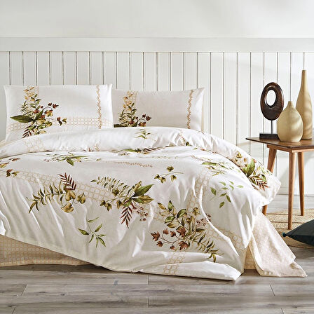 Özdilek Nev Forest Ivy Tek Kişilik Uyku Seti Krem﻿﻿