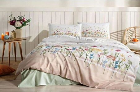 Özdilek Spring Garden Nev Tek Kişilik Nevresim Takımı - Somon