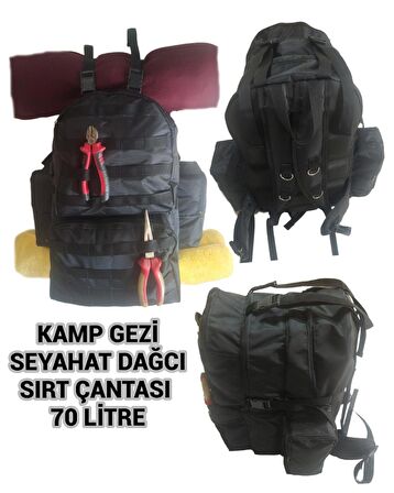 SEVBAGS KAMP SEYAHAT GEZİ DAĞCI SIRT ÇANTASI 70 LİTRE