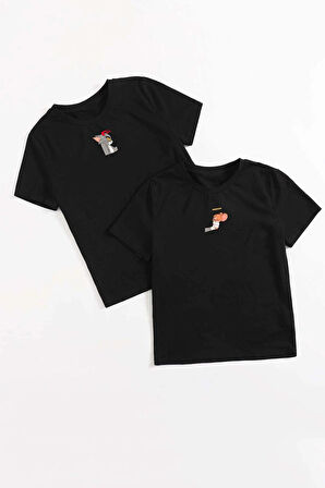 Sevgili Tshirt Çift Kombini Tom & Jerry