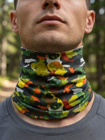 Kamuflaj Desenli Unisex Buff (Baf) – Outdoor Çok Amaçlı Boyunluk