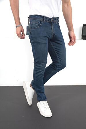 Erkek Likralı Denim Regular Fit Jeans