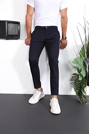 Erkek Slim Fit Chino Pantolon Lennberg