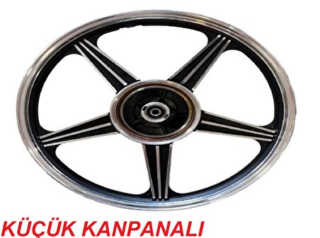 CG-AGK-KUBA ÖN JANT KÜÇÜK KANPANALI SİYAH 18 