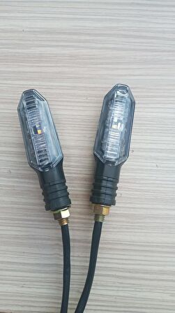 CG-MH-MR-MC DRİFT  SİNYAL LEDLİ SARI IŞIK 2 Lİ  TAKIM  E BELGELİ
