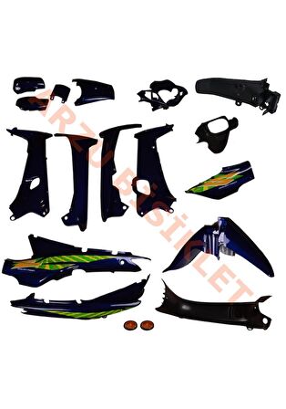 CUB ÇELİK FALCON ASYA KAPORTA SETİ MAVİ