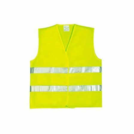 MOTOSİKLET BİSİKLET FOSFORLU YELEK REKLEFTİF XL SARI