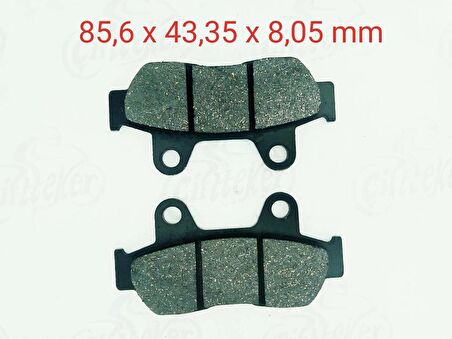 ACTİVA 125 S ÖN FREN DİSK BALATASI FA323