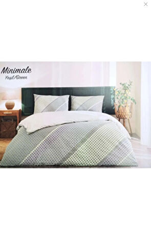 Özdilek Minimale Nev Tek Kişilik Nevresim Takımı - Yeşil