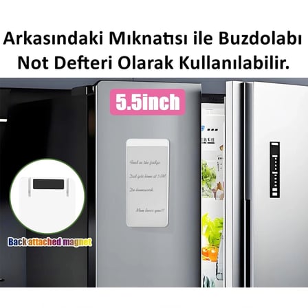 Manyetik Mini Sihirli Yazı Tahtası 5,5" - 14 cm