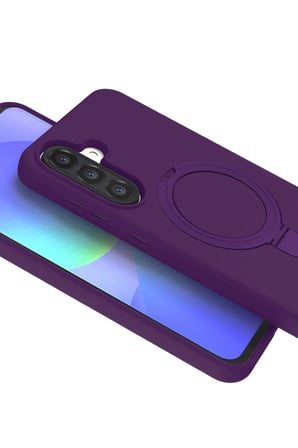 Samsung Galaxy A26 Regal Magsafe Standlı Kapak - Derin Mor