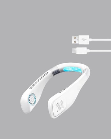 9000mAh Şarjlı Boyun Tipi Taşınabilir Vantilatör