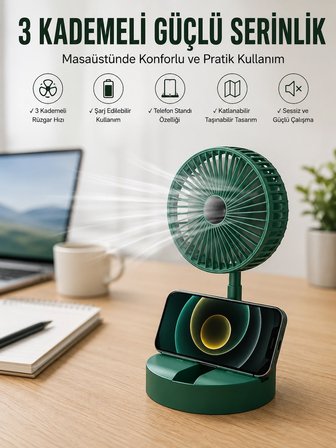 Masaüstü Taşınabilir Mini Soğutucu Vantilatör