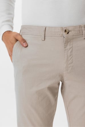 SLİM KALIP ARMÜR DESENLİ CASUAL PANTOLON