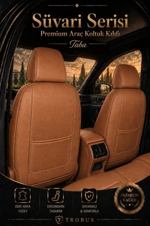 Ford Mondeo 2008-2014 HB Uyumlu Süvari Serisi 2+1 Ticari Tay Tüyü Taba Koltuk Kılıfı