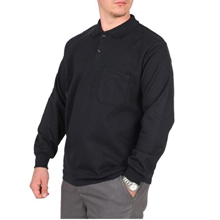 Polo Yaka Sweatshirt Lacivert