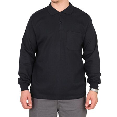 Polo Yaka Sweatshirt Lacivert